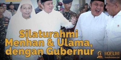Silaturahmi Menhan dengan Ulama, Gubernur Titip Keberkahan Sumsel