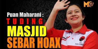 PUAN MAHARANI TUDING MASJID TEMPAT SEBAR HOAX