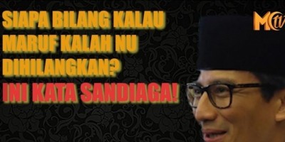 SANDI MENJAWAB HOAX MARUF AMIN