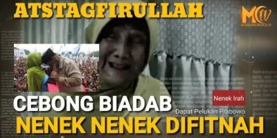 CEBONG BIADAB! NENEK NENEK DIFITNAH