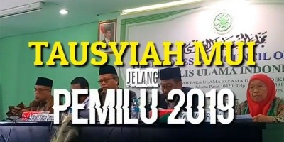 TAUSYIAH MUI JELANG PEMILU 2019