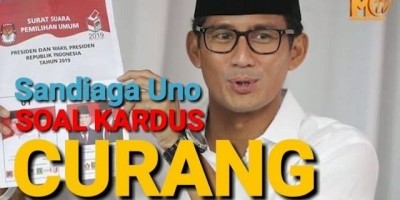 SANDI SOAL KARDUS  KECURANGAN