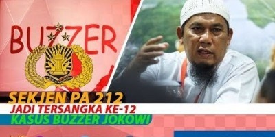 SEKJEN PA 212 JADI TERSANGKA KE 12 KASUS BUZZER JOKOWI