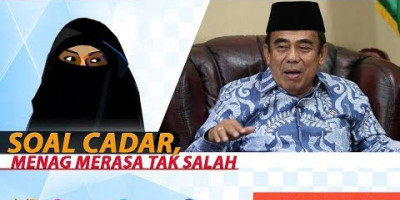 SOAL CADAR, MENAG MERASA TAK SALAH