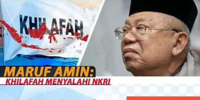 MARUF AMIN: KHILAFAH MENYALAHI NKRI