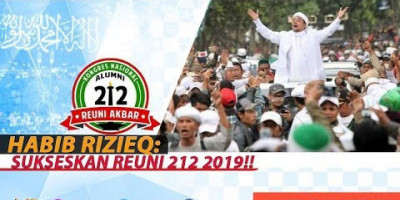 HABIB RIZIEQ: SUKSESKAN REUNI 212 2019!!