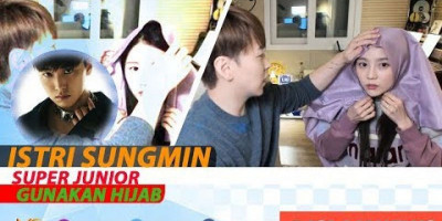 ISTRI SUNGMIN SUPER JUNIOR GUNAKAN HIJAB