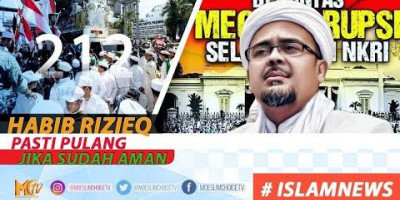 Habib Rizieq Pasti Pulang Jika Sudah Aman