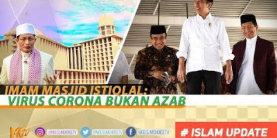 IMAM MASJID ISTIQLAL: VIRUS CORONA BUKAN AZAB