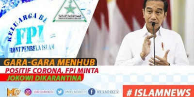 FPI MINTA JOKOWI DIKARANTINA