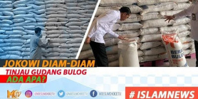 JOKOWI DIAM-DIAM TINJAU GUDANG BULOG, ADA APA?