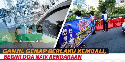 Ganjil Genap Berlaku Kembali, Begini Doa Naik Kendaraan