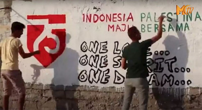 Seniman Palestina Ucapkan Selamat HUT RI Ke 75