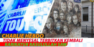 Charlie Hebdo Tidak Menyesal Terbitkan Kembali Karikatur Rasulullah ﷺ  