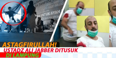 ASTAGHFIRULLAH! Ustadz Ali Jaber Ditusuk Di Lampung