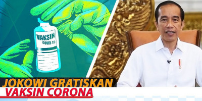 JOKOWI GRATISKAN VAKSIN CORONA