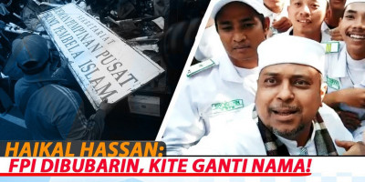 HAIKAL HASSAN: FPI DIBUBARIN, KITE GANTI NAMA!