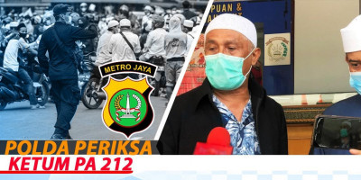 POLDA PERIKSA KETUM PA 212