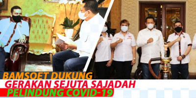 BAMSOET DUKUNG GERAKAN SEJUTA SAJADAH PELINDUNG COVID-19