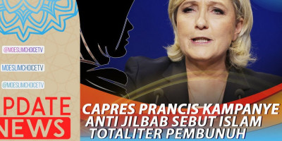 CAPRES PRANCIS KAMPANYE ANTI JILBAB SEBUT ISLAM TOTALITER PEMBUNUH