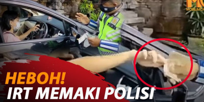 HEBOH! IRT MEMAKI POLISI