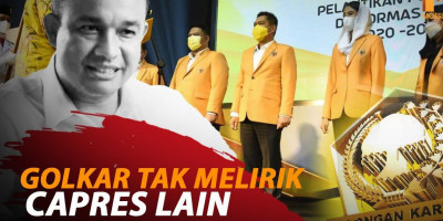 GOLKAR TAK MELIRIK CAPRES LAIN