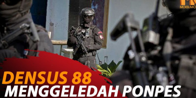 DENSUS 88 MENGGELEDAH PONPES