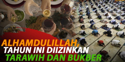 ALHAMDULILLAH, TAHUN INI DIIZINKAN TARAWIH DAN BUKBER