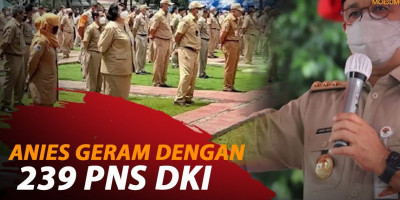 ANIES GERAM DENGAN 239 PNS DKI