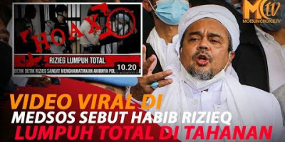 VIRAL VIDEO MENYEBUT HABIB RIZIEQ LUMPUH DI TAHANAN