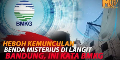 HEBOH KEMUNCULAN BENDA MISTERIUS DI LANGIT BANDUNG