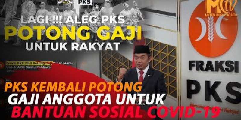 PKS INSTRUKSIKAN PEMOTONGAN GAJI ANGGOTA LEGISLATIF