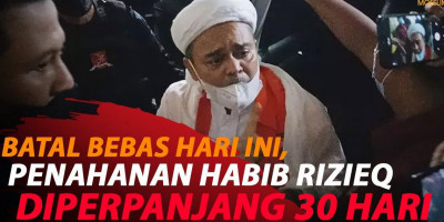 HABIB RIZIEQ BATAL BEBAS HARI INI, PENGACARA: INI MENZALIMI