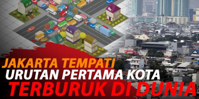 JAKARTA JADI KOTA TERBURUK DI DUNIA