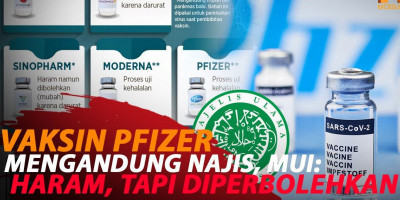 MESKI HARAM, MUI IZINKAN PENGGUNAAN VAKSIN PFIZER