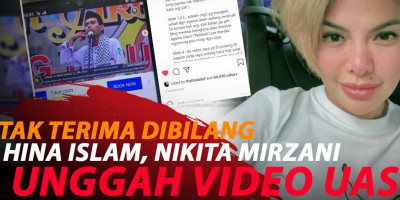 NIKITA MIRZANI UNGGAH VIDEO CERAMAH UAS YANG MIRIP DENGANNYA