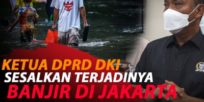 JAKARTA BANJIR LAGI, KETUA DPRD DKI SIAP BERTANGGUNGJAWAB