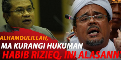 GEGARA INI, HUKUMAN HABIB RIZIEQ DIKURANGI 2 TAHUN