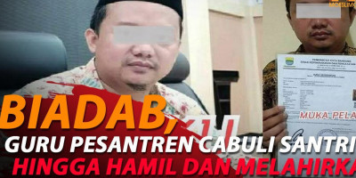 INI TAMPANG GURU PEMERKOSA BELASAN SANTRI DI BANDUNG