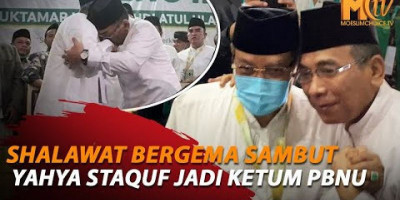 USAI TERPILIH, GUS YAHYA PELUK SAID AQIL