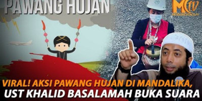 PAWANG HUJAN ITU DUKUN, HARAM DALAM ISLAM