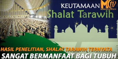 Shalat Tarawih Memperlancar Sirkulasi Darah