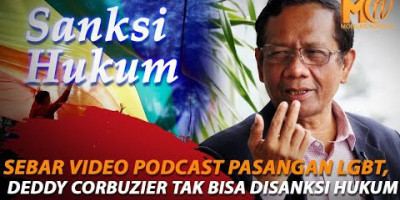 Mahfud MD: Seperti Ateis, LGBT Tak Bisa Disanksi Hukum