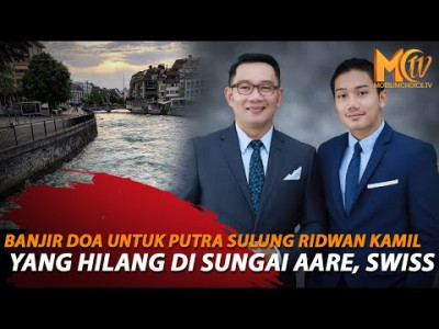 Putra Sulung Ridwan Kamil Terseret Arus Sungai di Swiss