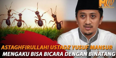 UYM: Gila, Bukan Cuma Nabi Sulaiman yang Bisa Bicara sama Semut