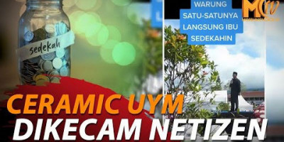 Pedagang Dipaksa Sedekah Oleh UYM