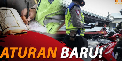 Pelanggar Lalin Kena Sanksi Baca Al-quran