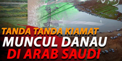 Ajaib Muncul Danau di Arab Saudi