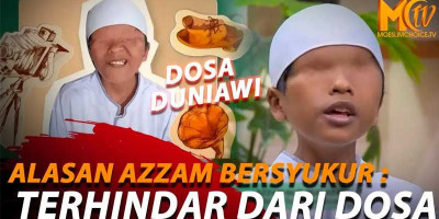 Azzam Bersyukur Tidak Bisa Melihat