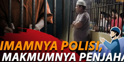 POLISI INI JADI IMAM DIDEPAN PENJARA